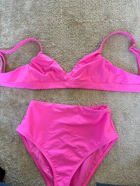 Stylest System Two Piece Hot Pink Bikini